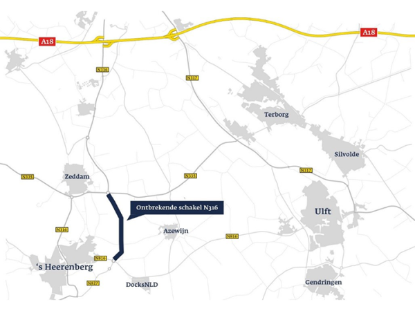 N316 'Ontbrekende Schakel' open